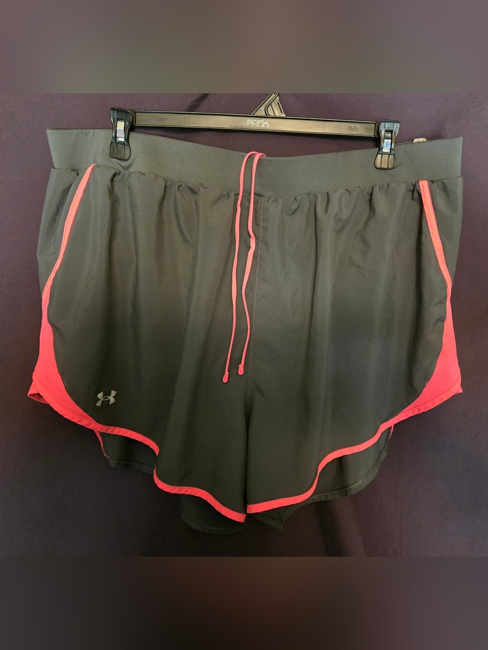 Under Armour Women's 3xGrey and Pink Shorts